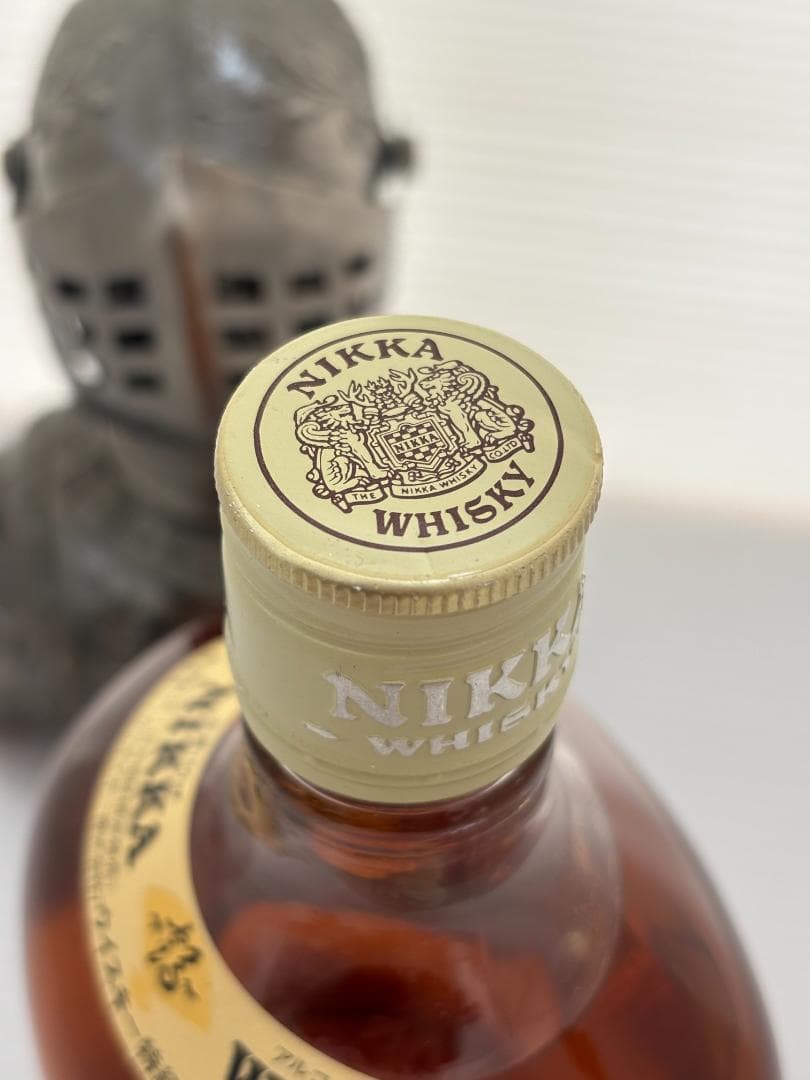 未開封　NIKKA　G&G　WHISKY　仙台工場　騎士　鎧　西洋　ボトル