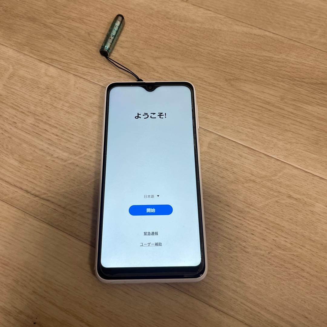 Samsung Galaxy ホワイト　携帯ケース付き