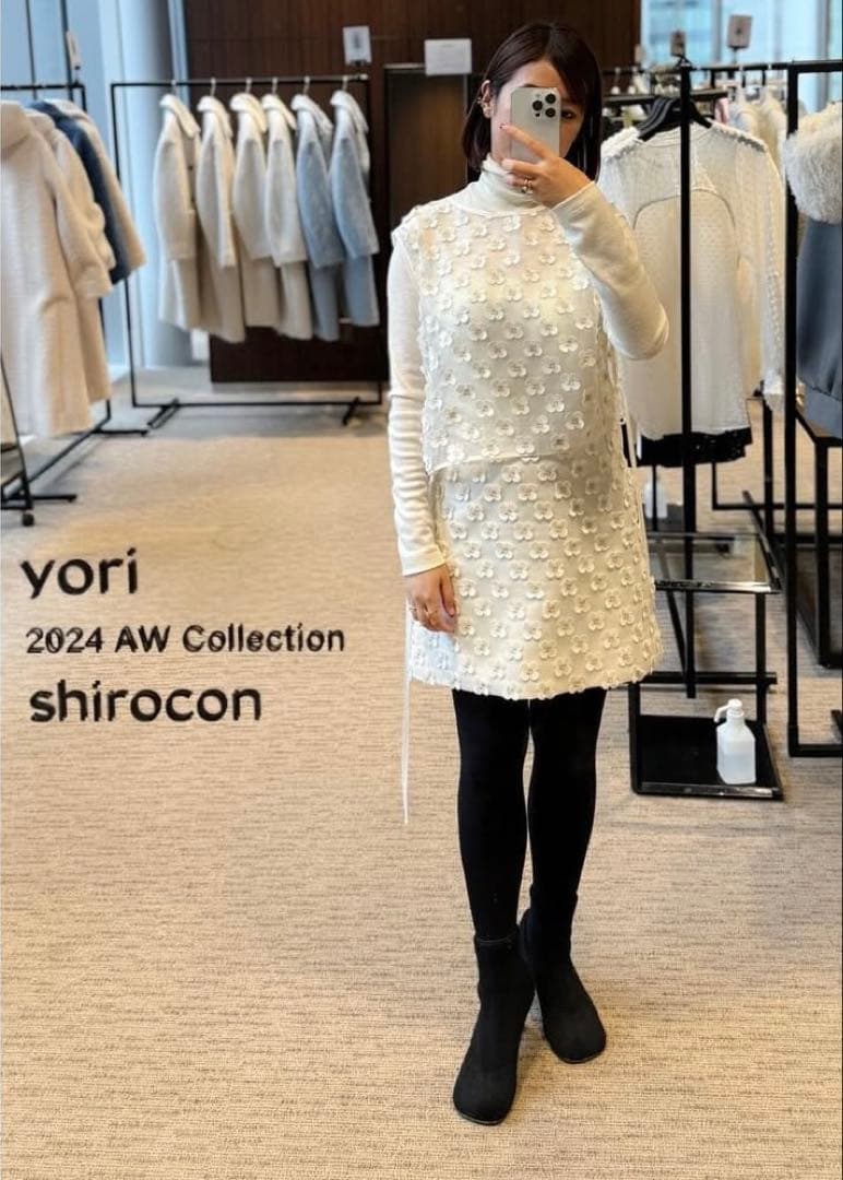 yori ヨリ　バックオープンタートルカットソー　新品