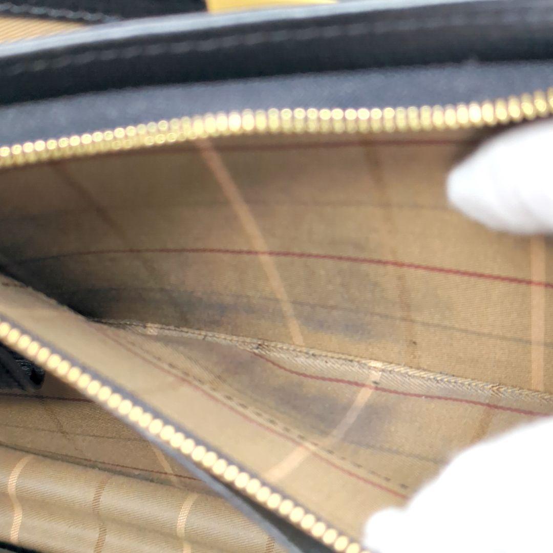 誠*様 バーバリー ダレスバッグ オールレザー ブラック A4収納可 多収納 キ