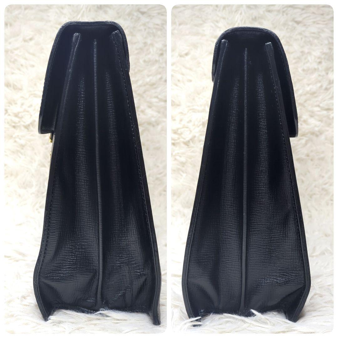 誠*様 バーバリー ダレスバッグ オールレザー ブラック A4収納可 多収納 キ