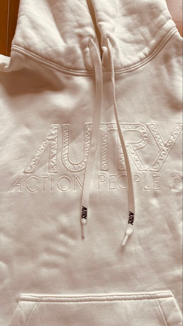 AUTRYオートリー　ドゥーズィエムクラス　ホワイト パーカー フード