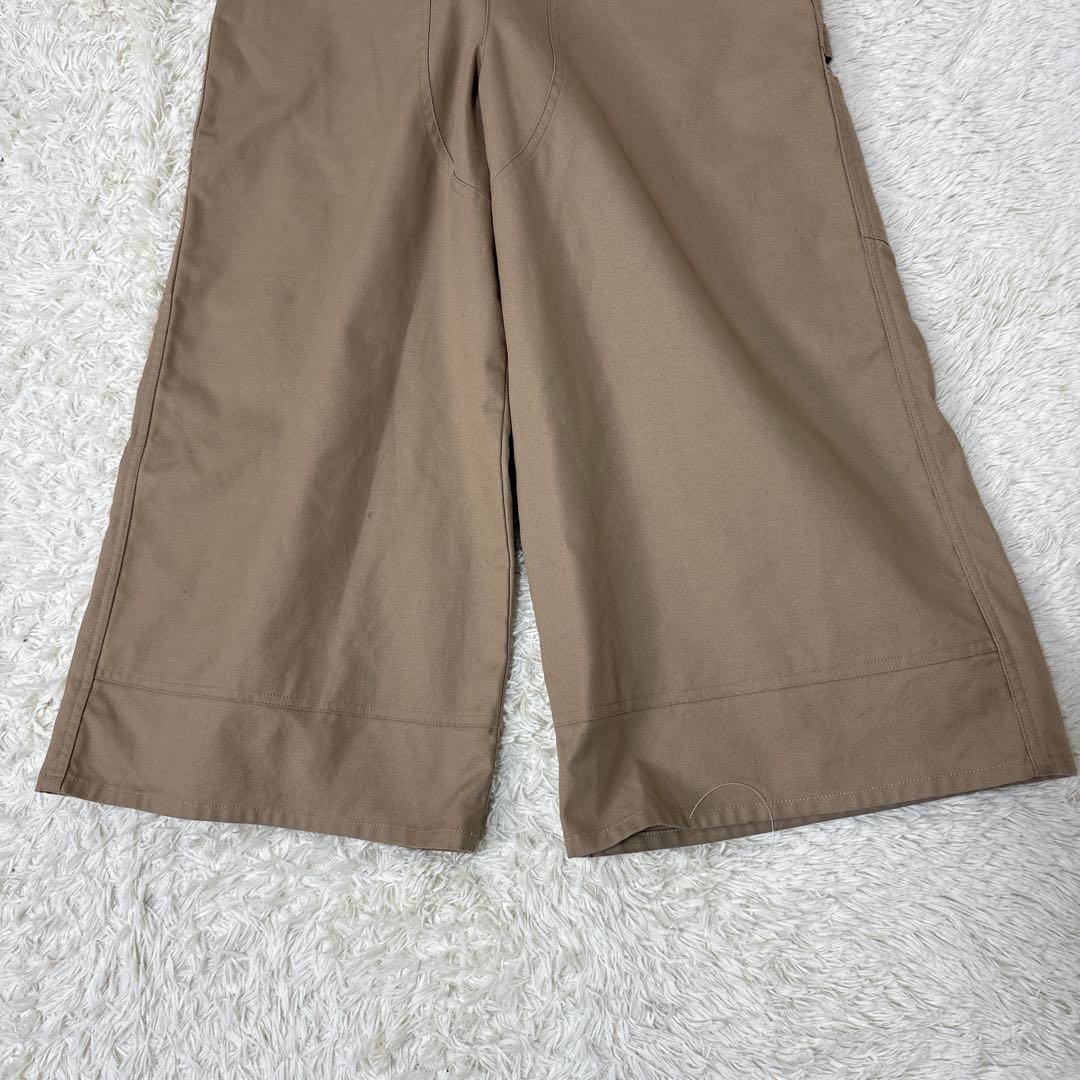 【最高級】VETEMENTS ワイドペインターパンツM　ワーク　ベージュ　Wニー