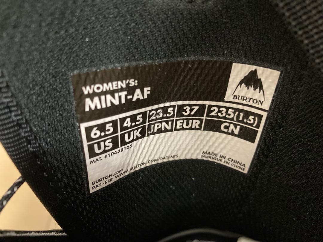 美品　バートン　Burton Mint スノーボード　ブーツ　23.5 cm