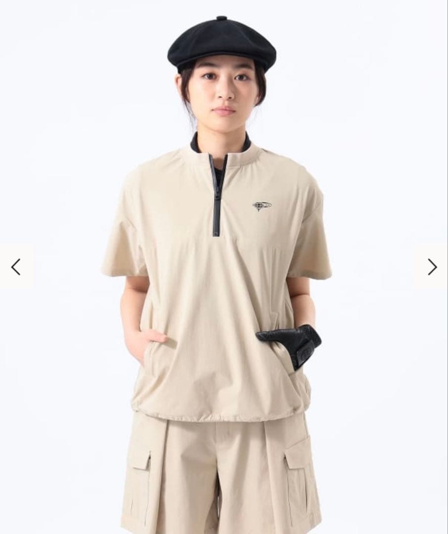 最終値下げ【BEAMS GOLF】トップス 撥水ハーフジップ