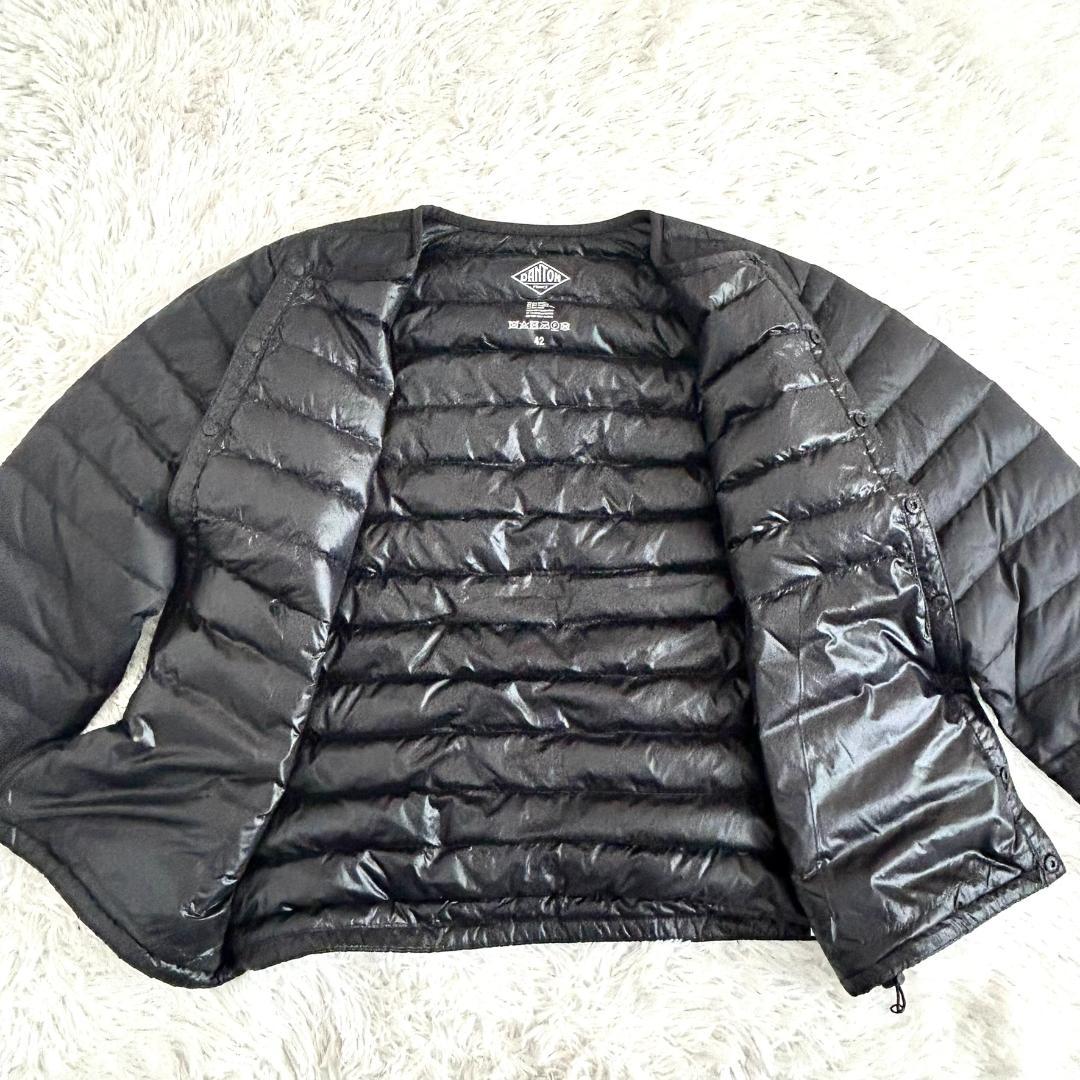 美 DANTON　キルティングダウン　XL　 黒　大きいサイズ　長袖