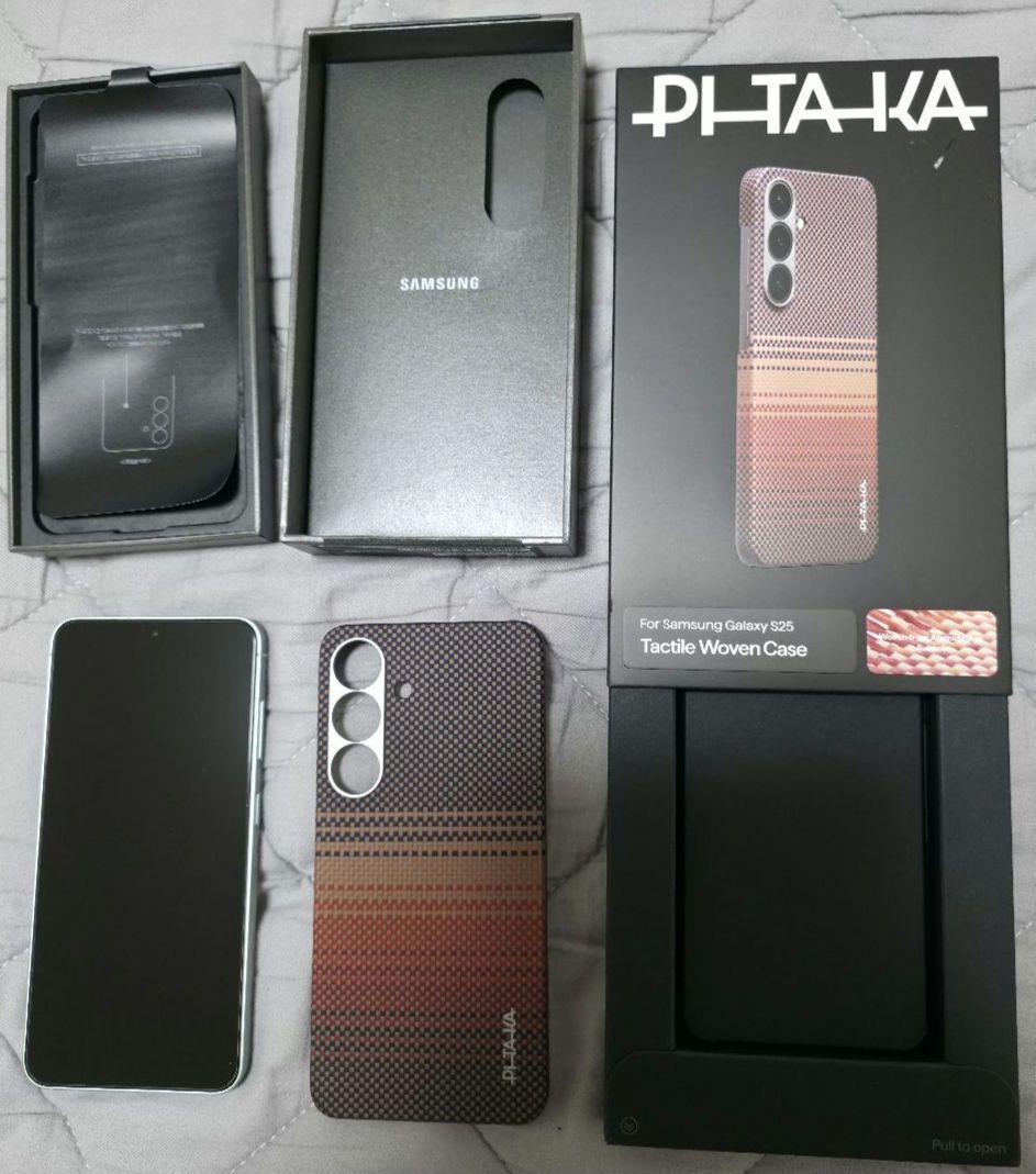 最終値下げ 極美品 Galaxy S25 512GB + PITAKAケース