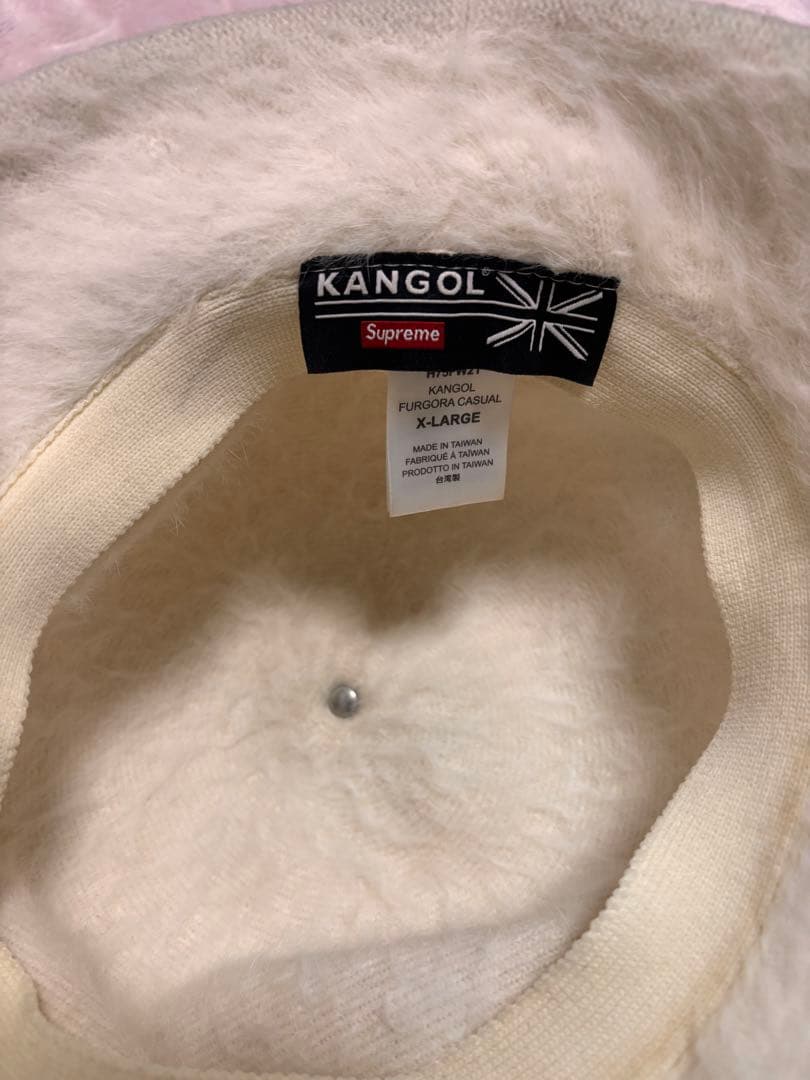 ち*や様 KANGOL Supreme バケットハット X-LARGE ホワイト