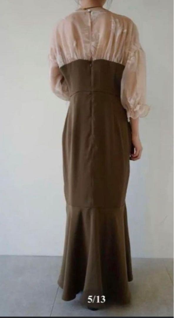 acka シアーパフドレス