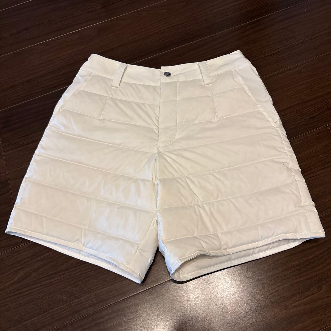 1piu1uguale3ダウン ホワイトパンツ