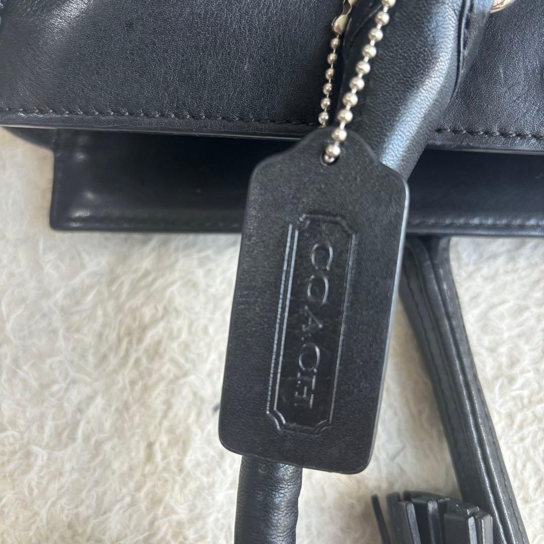 コーチ　COACH トートバック　ビジネスバック　大容量　レザー　ブラック