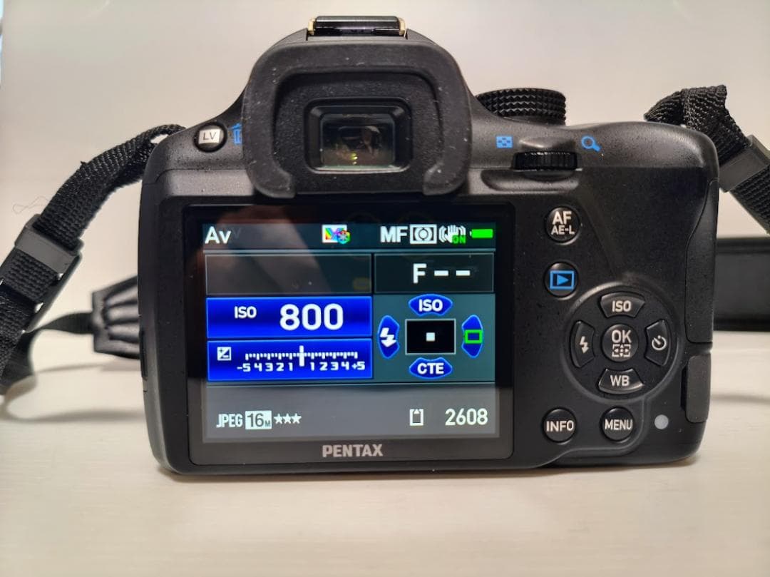 【黒死病対策】【内臓電池交換】PENTAX K-50 ブラック 3214枚