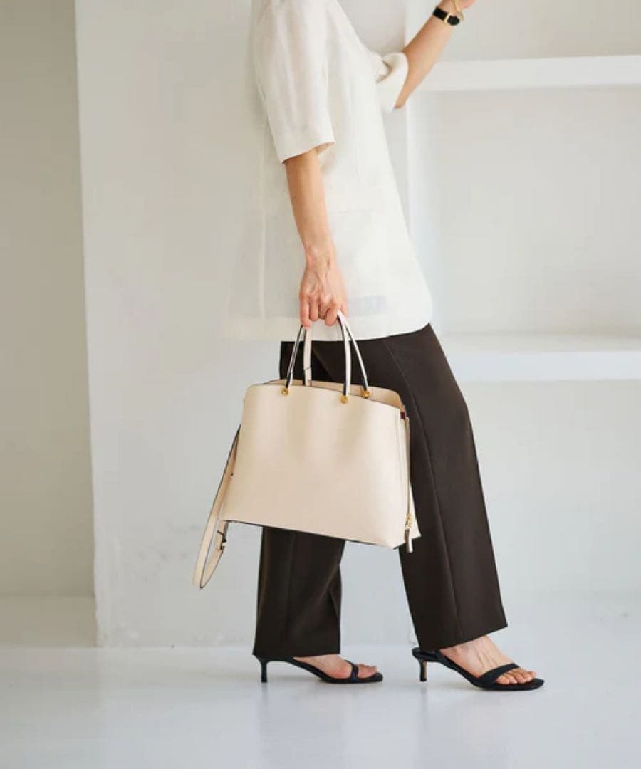 ロペ ROPÉ【A4対応】【E'POR】Y BAG Wide【通勤】