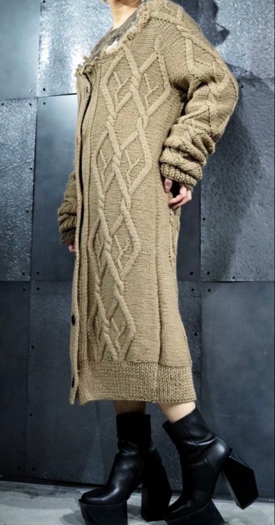 トップス KEISUKEYOSHIDA Neck Broken Cardigan