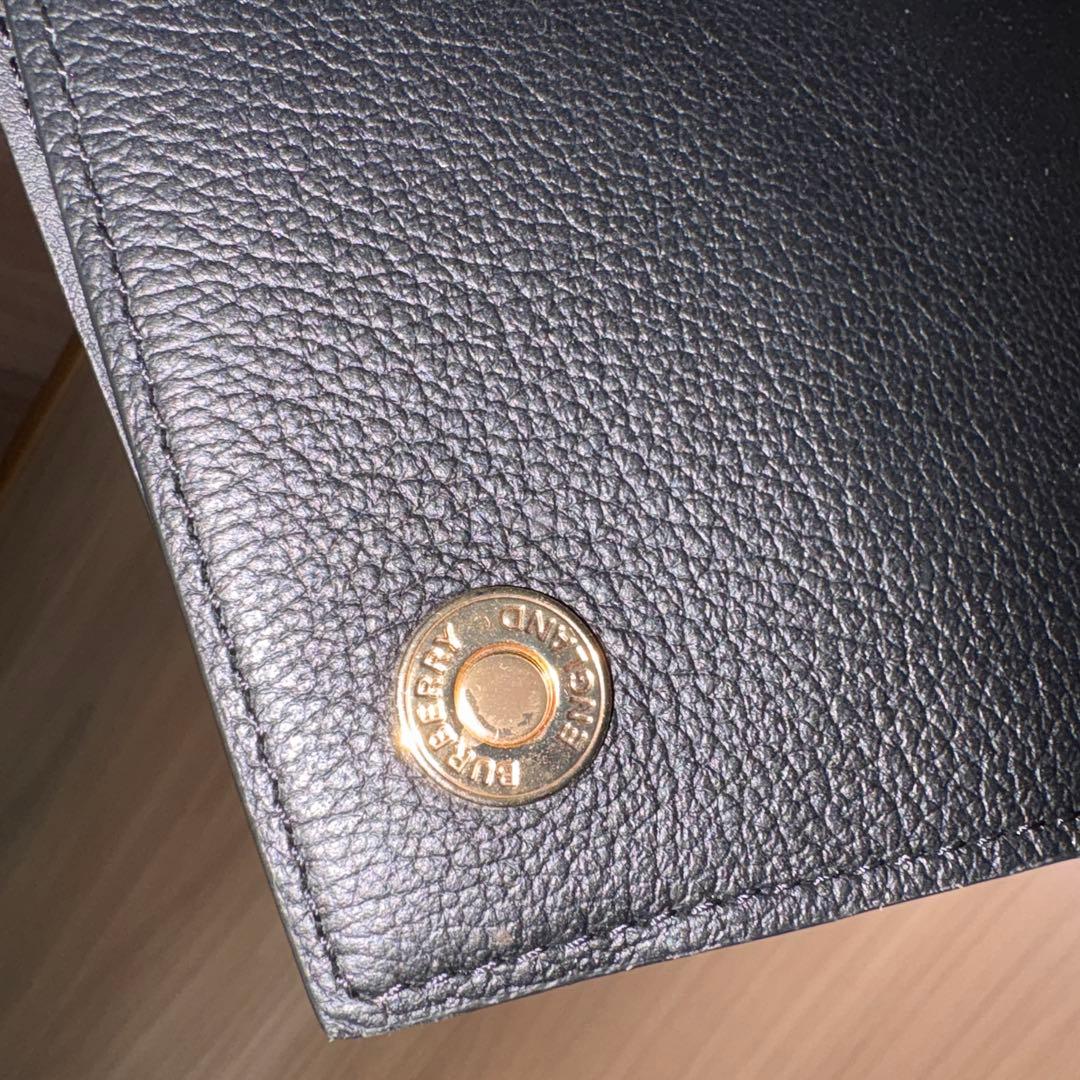 値下げ不可　Burberry バーバリー　ブラック　レザートートバッグ