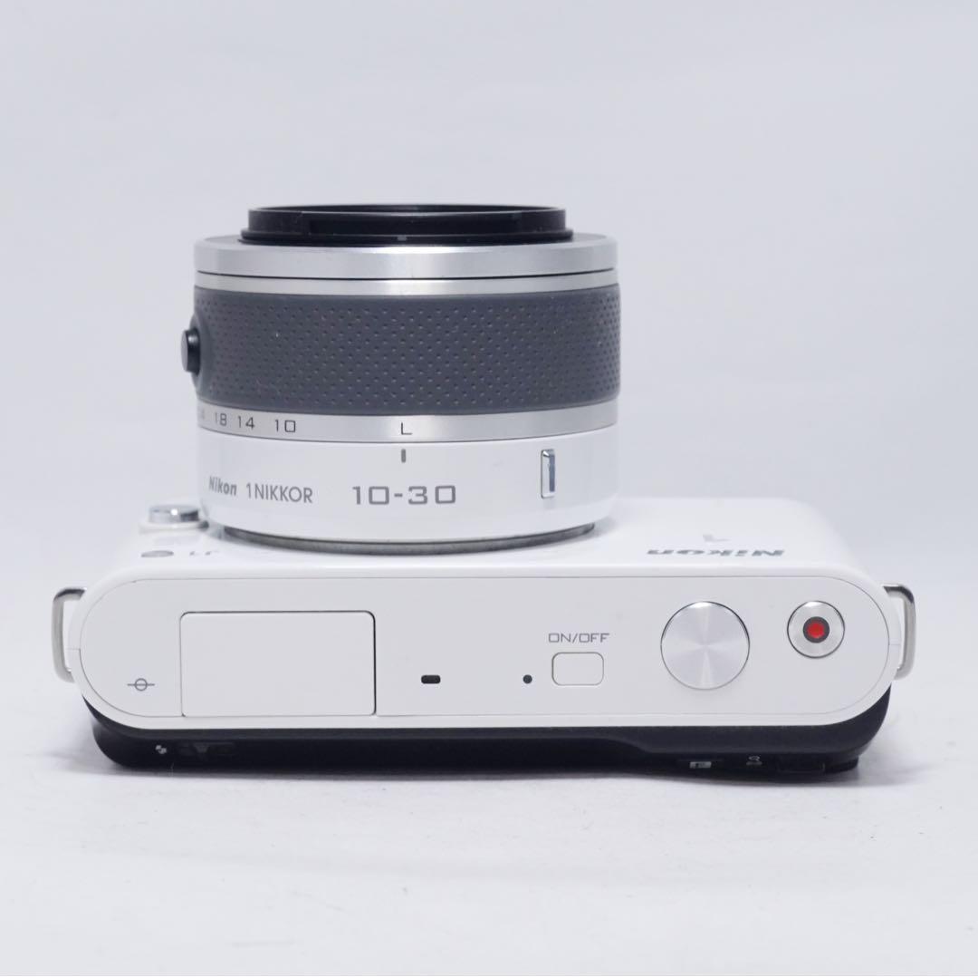 動作確認済 美品 Nikon 1 J1 10-30mm レンズセット ホワイト