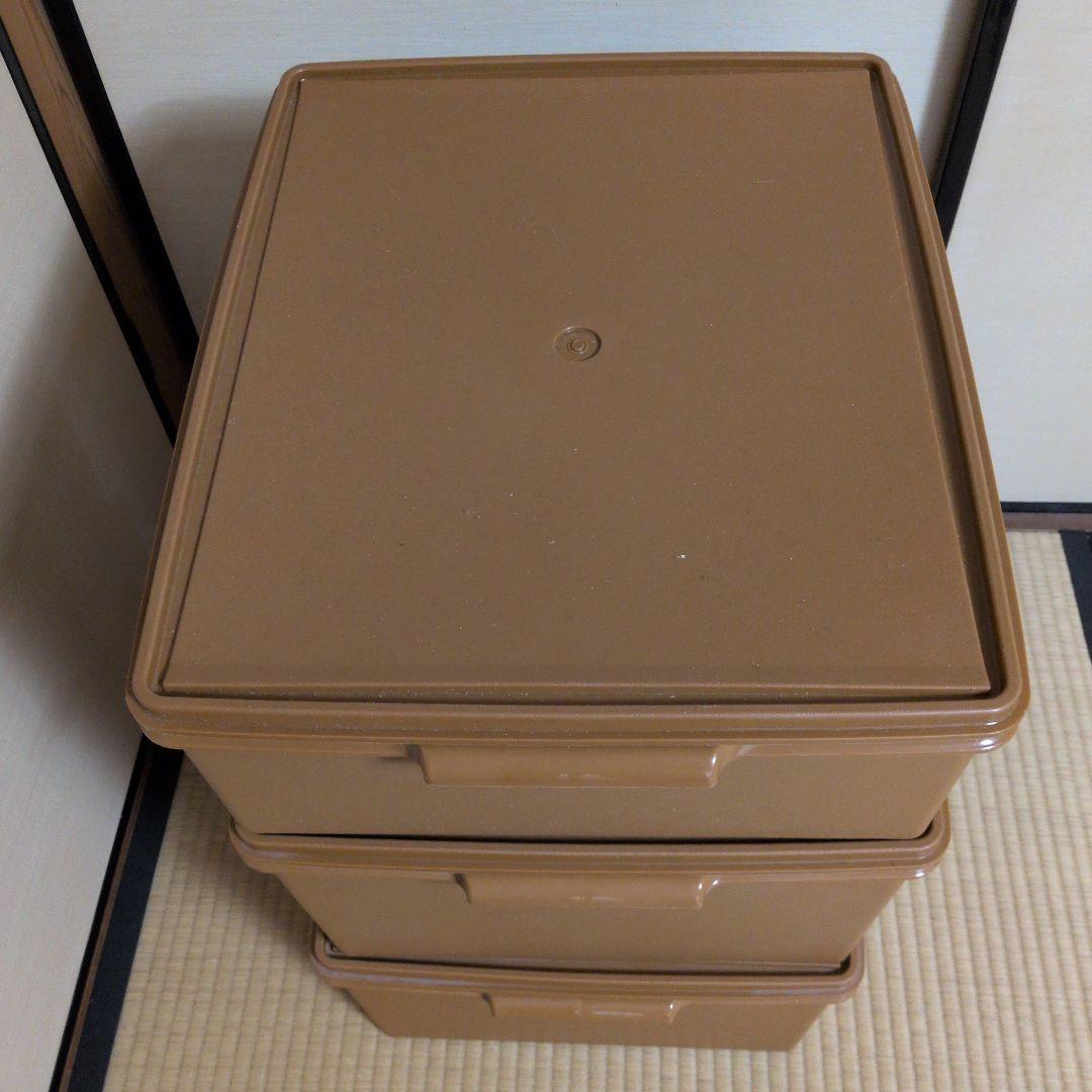 タッパーウェアスーパーケース(衣装ケース)3点