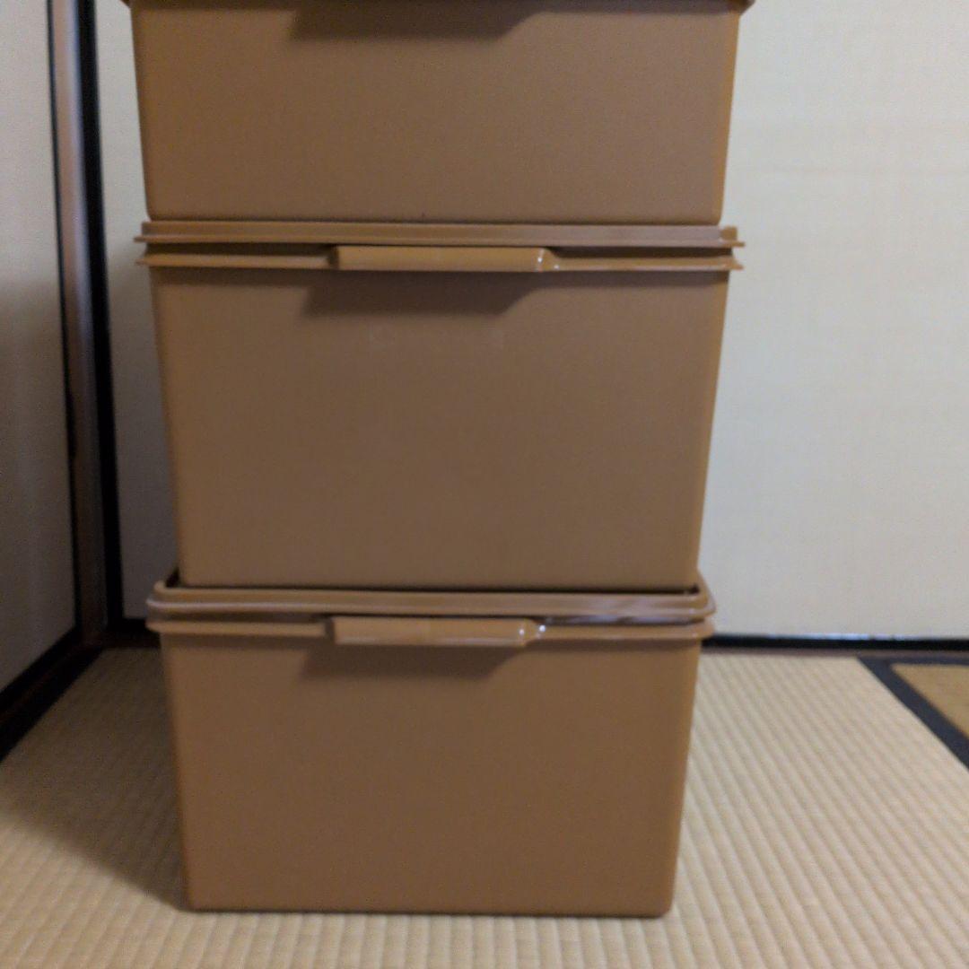 タッパーウェアスーパーケース(衣装ケース)3点