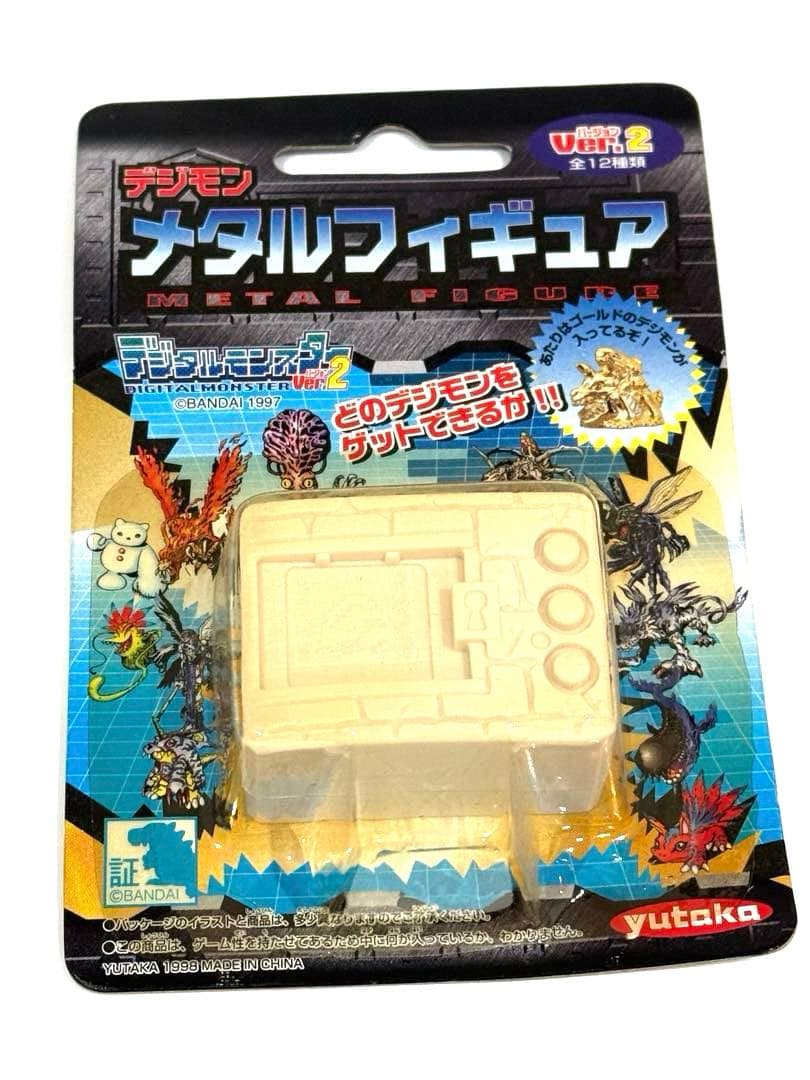 絶版97'限定/デジモンのメタルフィギュアVer2白★新品完全未開封未展示物