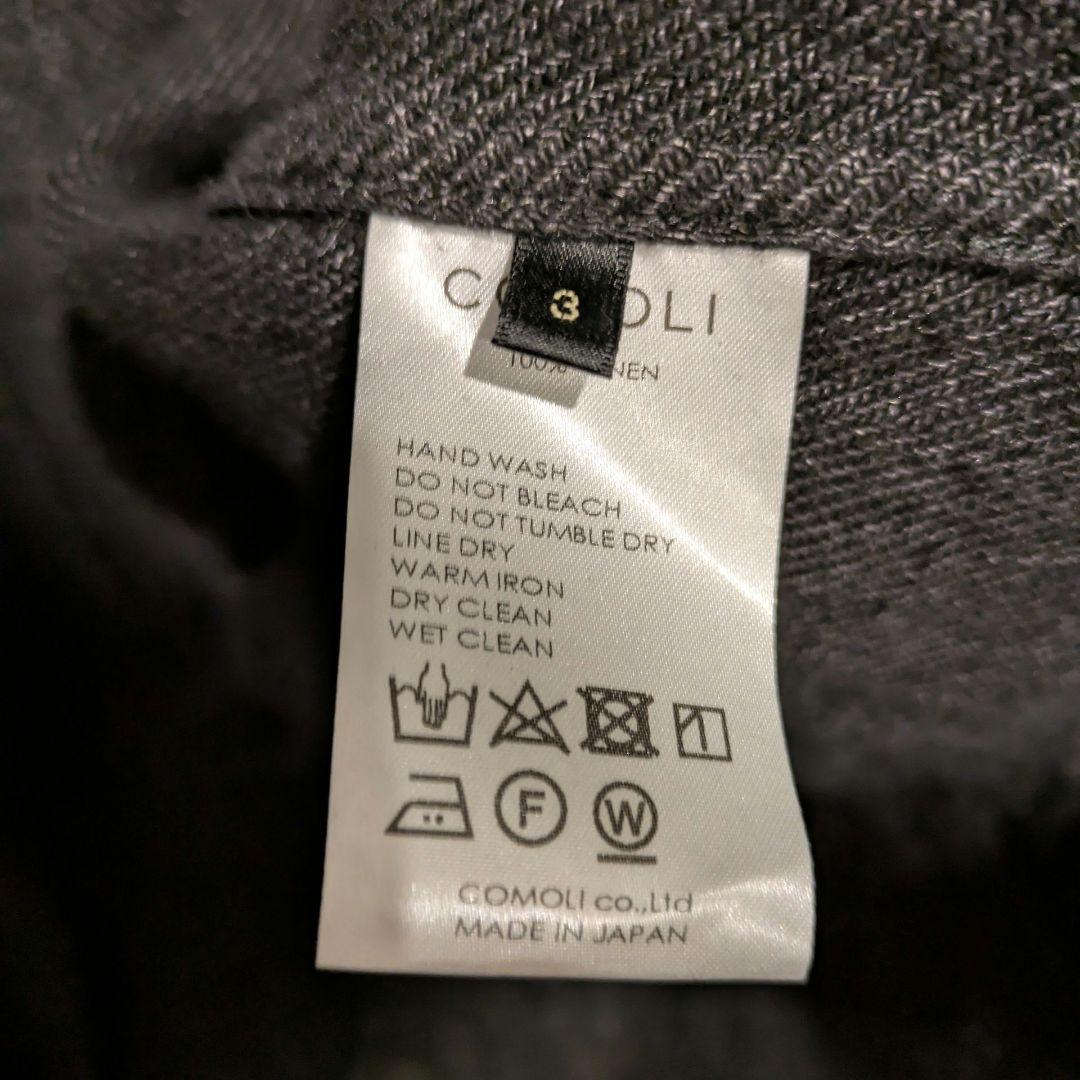 リネン起毛 スタンドカラージャケット