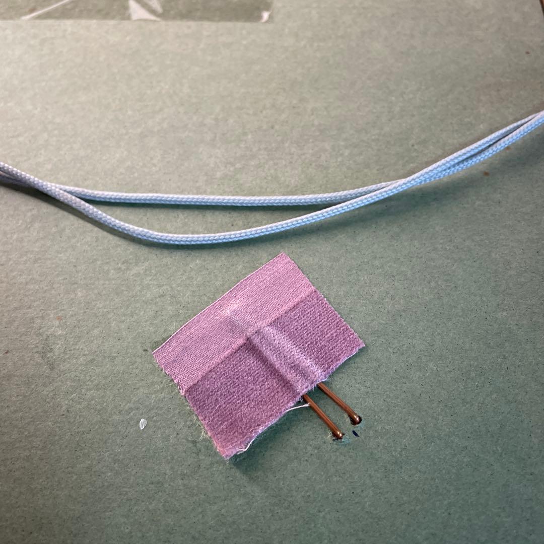 アンティークの額 青い天使の絵柄陶器プレート