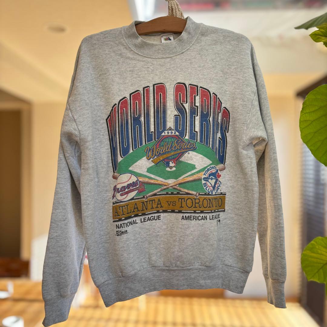 USA製 1992 ワールドシリーズ SALEM スウェット L相当 フルーツ