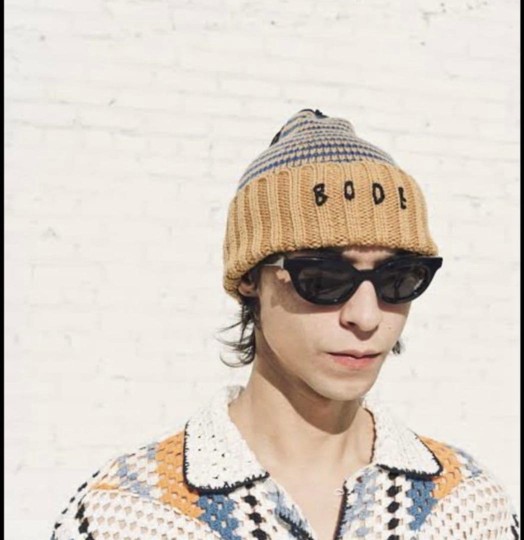 BODE ボンボン付きニット帽