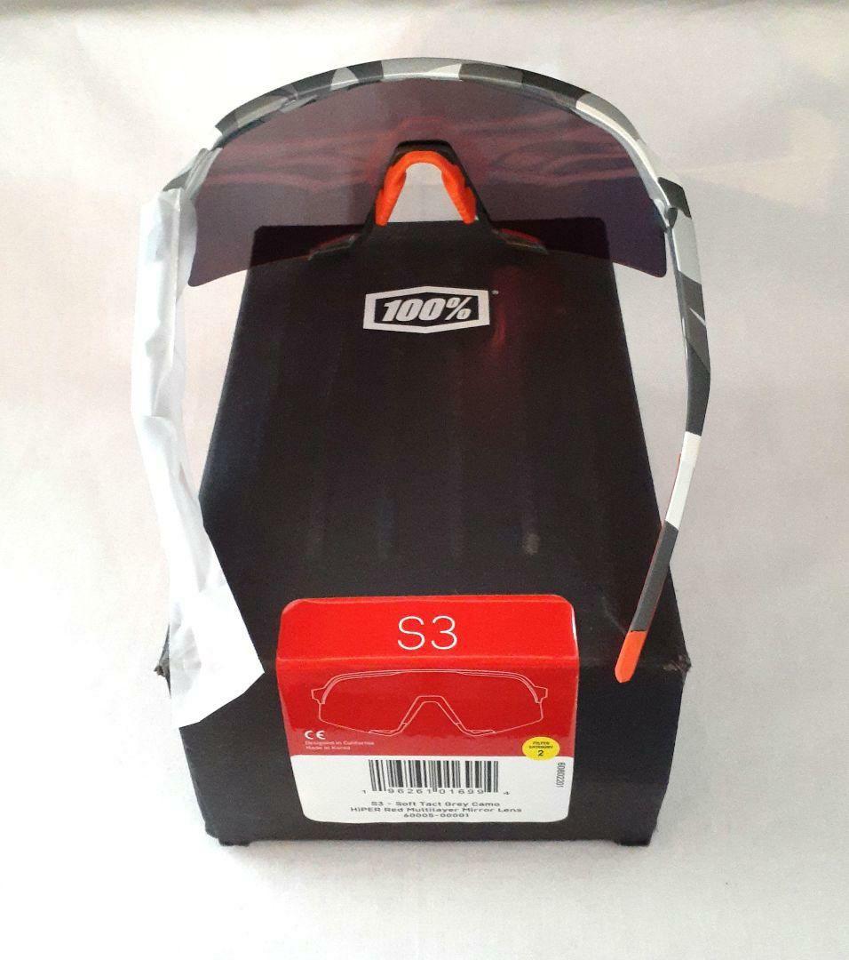 100% S3 Grey Camo ワンハンドレッド サングラス