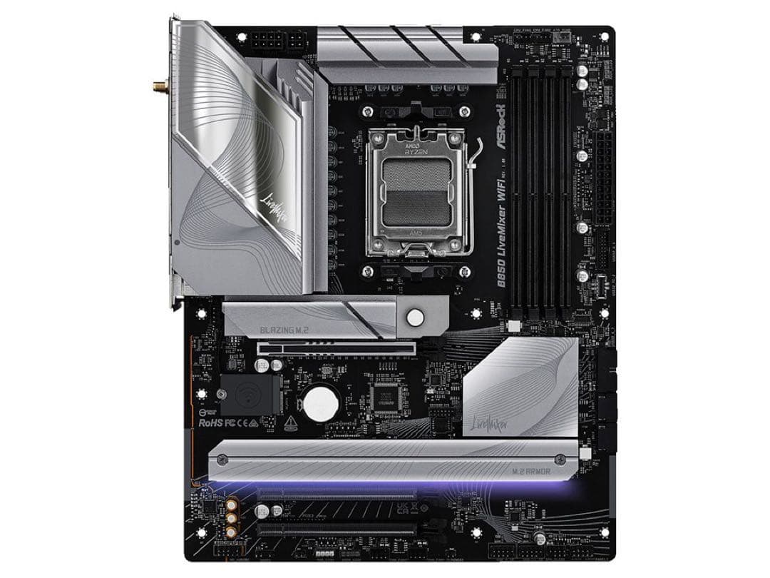 Ryzen 7 9800x3d MB B850 LiveMix 850w電源