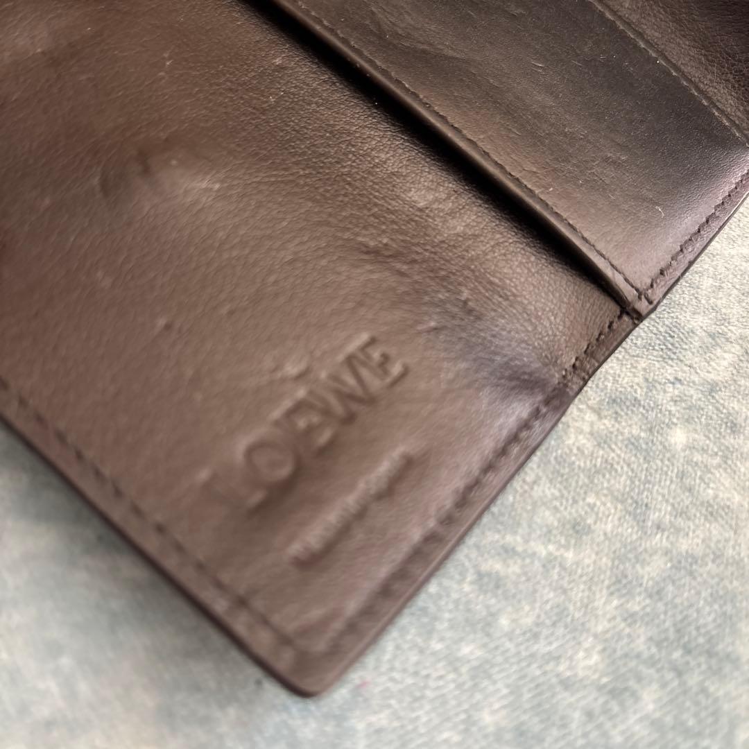 LOEWE ブラック レザー キーケース