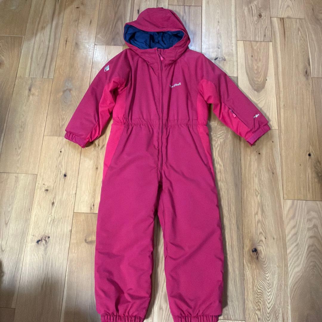 mont-bell 子ども用スキーウェア 120 ピンク