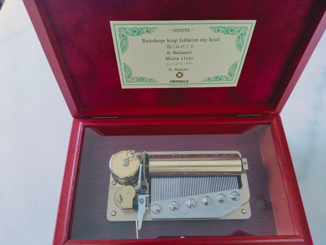 オルゴール 50弁 オルフェウス サンキョー オルゴール EX202D