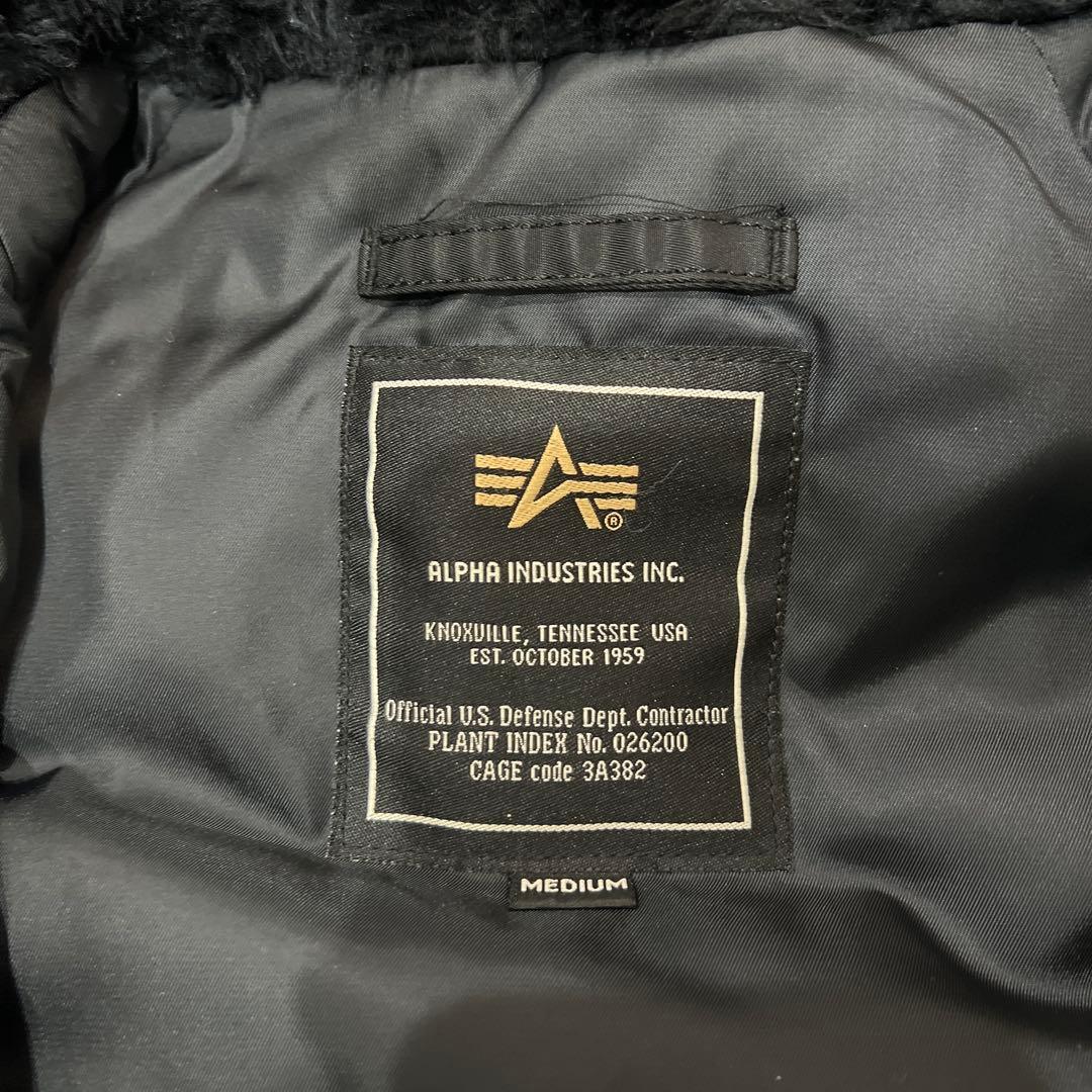 「美品」アルファインダストリーズ　n-3b 50th ブラック