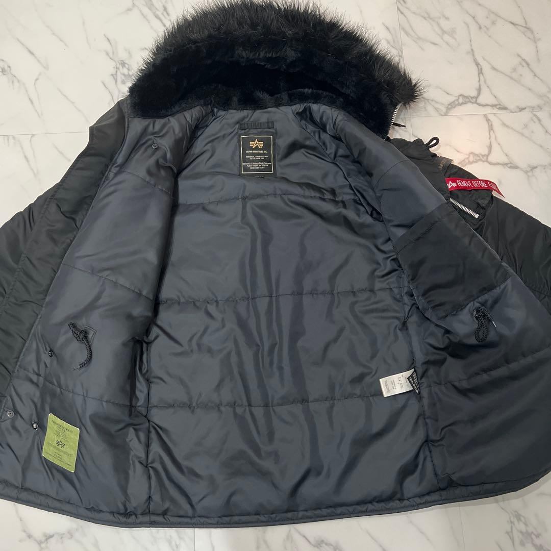 「美品」アルファインダストリーズ　n-3b 50th ブラック