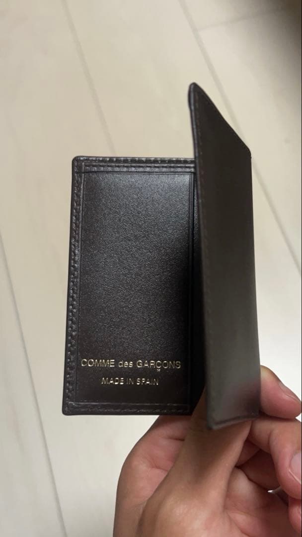 COMME des GARÇONS ダークブラウン 名刺入れ