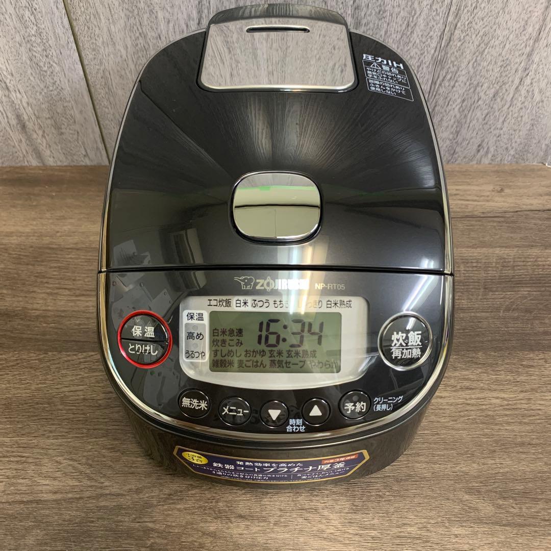 m092207m 象印 NP-RT05 炊飯器 ブラック2023年製