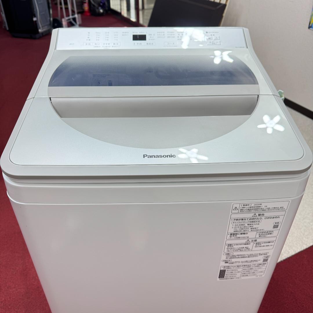 東京23区送料無料　超美品パナソニック8㎏縦型洗濯機2020年製　洗浄/除菌済み