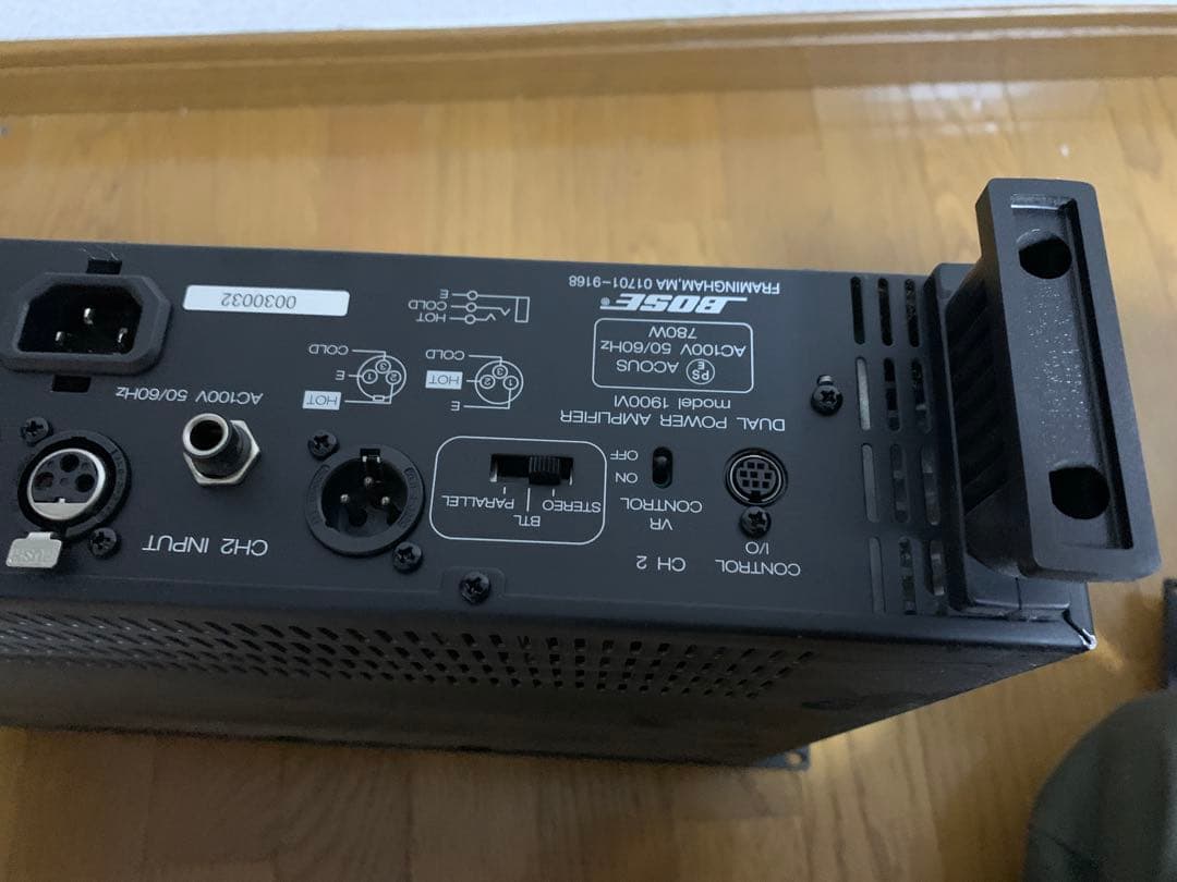 ③ 動作品　BOSE ボーズ 1900VI デュアル パワーアンプ 音響機材
