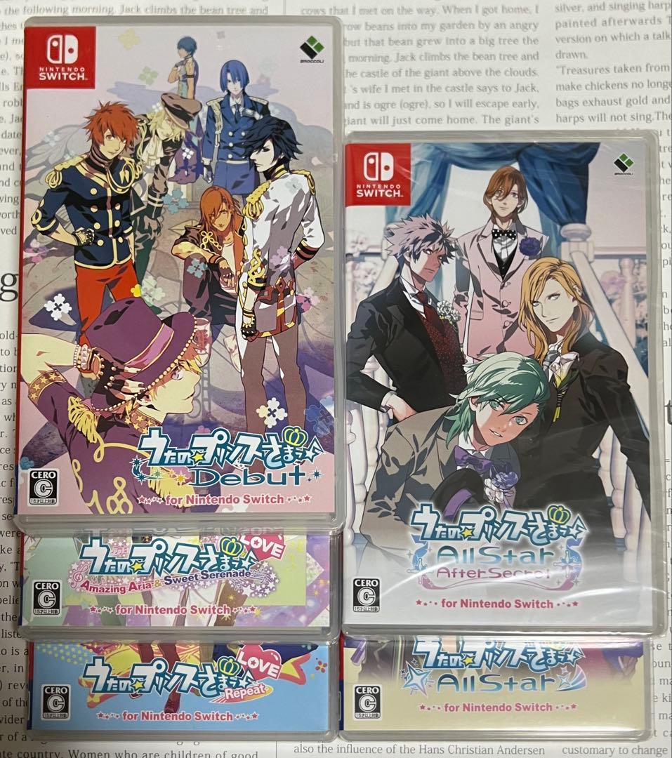 うたの☆プリンスさまっ♪ NintendoSwitch 用ソフト 5本セット