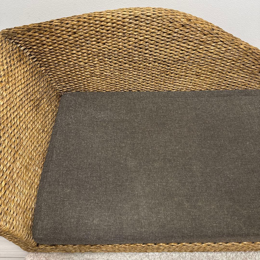 a.flat アジアンヒヤシンスソファ　2.5人掛け　アジアン家具　バリ風