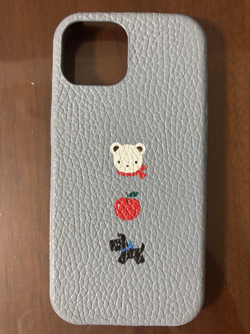 familiar iPhone15 ブルーグレー　ケース