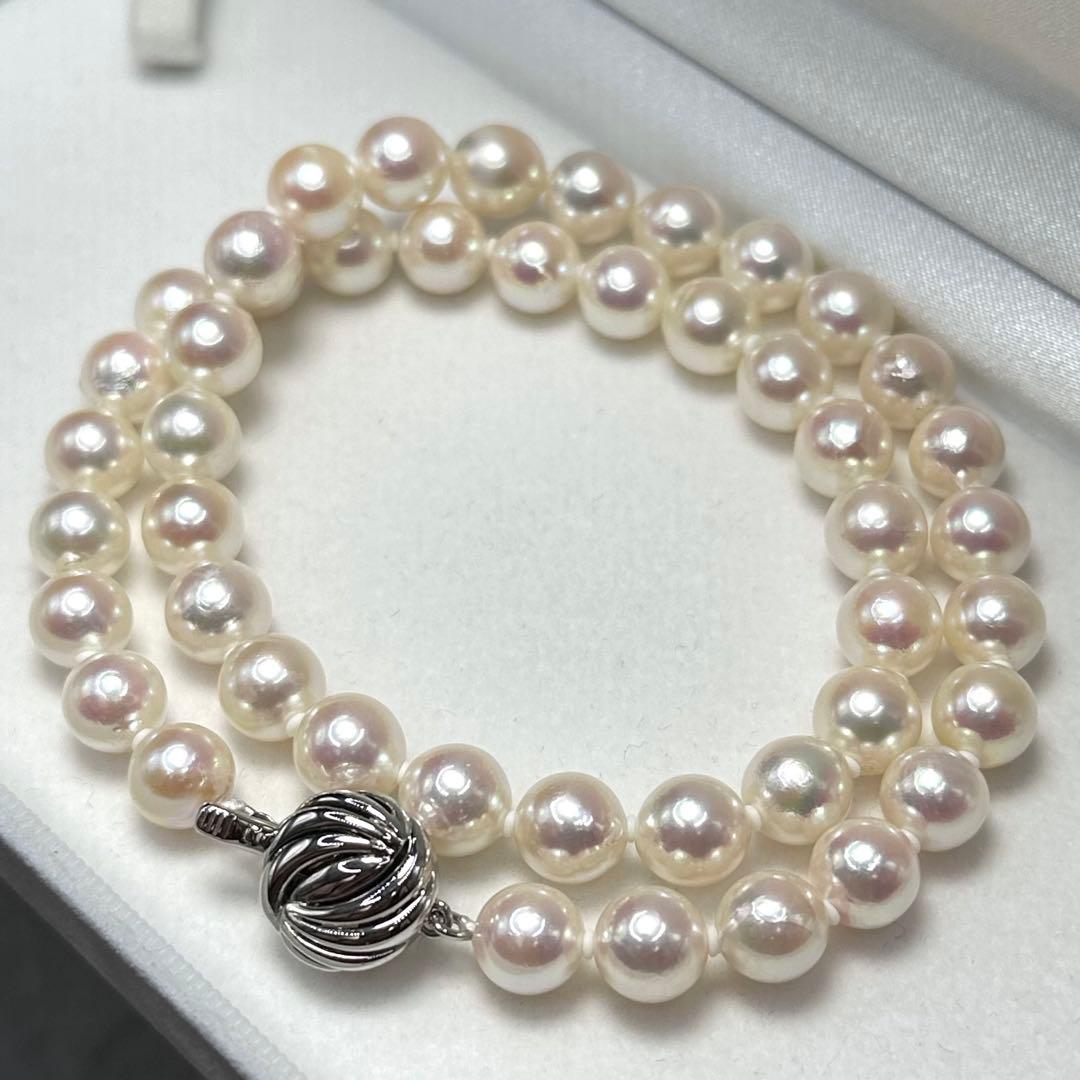照り強✨ 大粒 あこや パール ネックレス 真珠 レディース アクセサリー sv