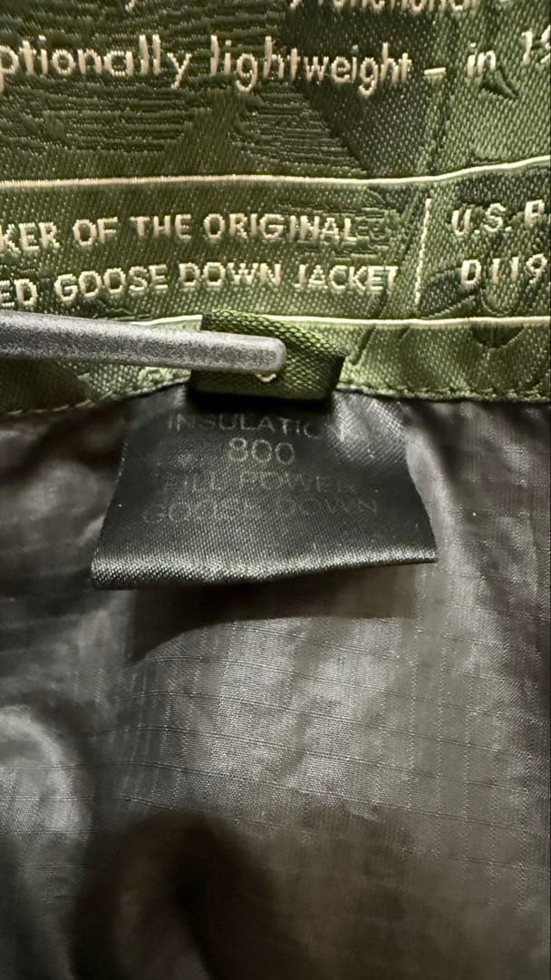 お*〜様 【Lサイズ】Eddie Bauer ダウンジャケット 袖ロゴ 800フ