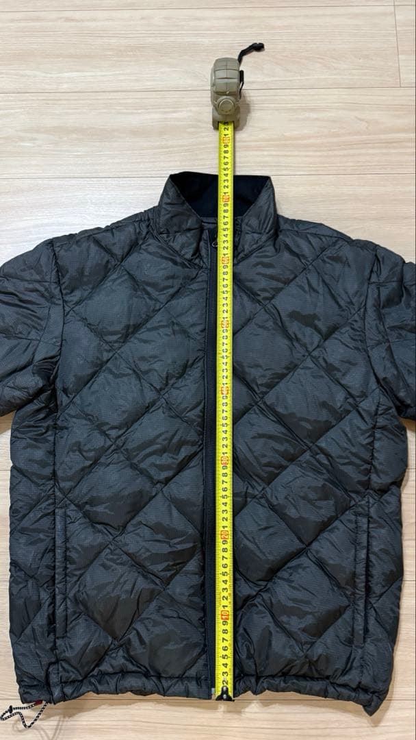 お*〜様 【Lサイズ】Eddie Bauer ダウンジャケット 袖ロゴ 800フ