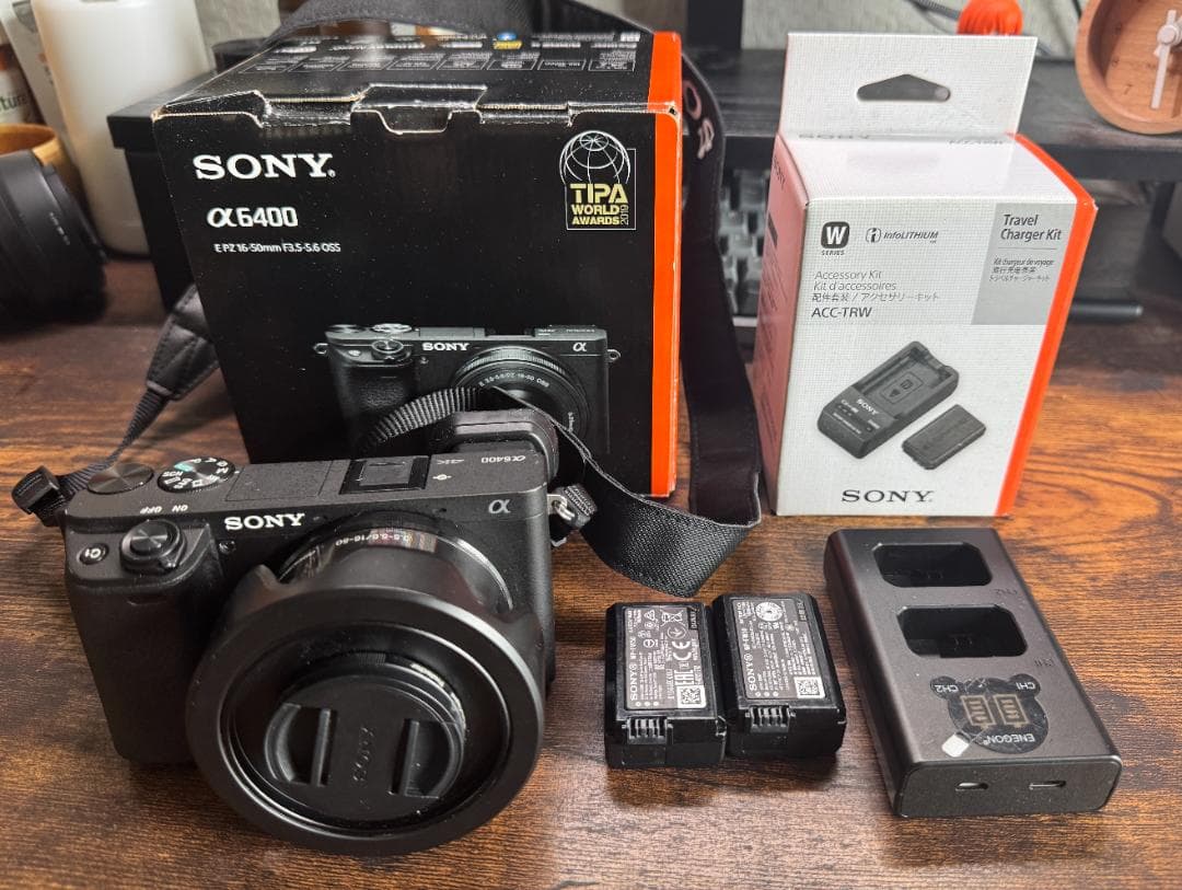 SONY α6400 ミラーレス一眼カメラ 16-50mm 多言語版セット