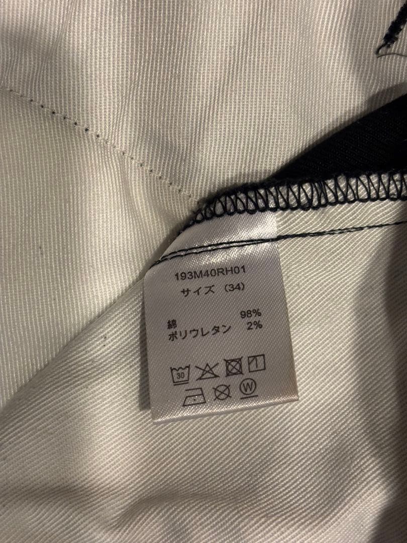 ロンハーマン別注　Dickies ブラック チノパン