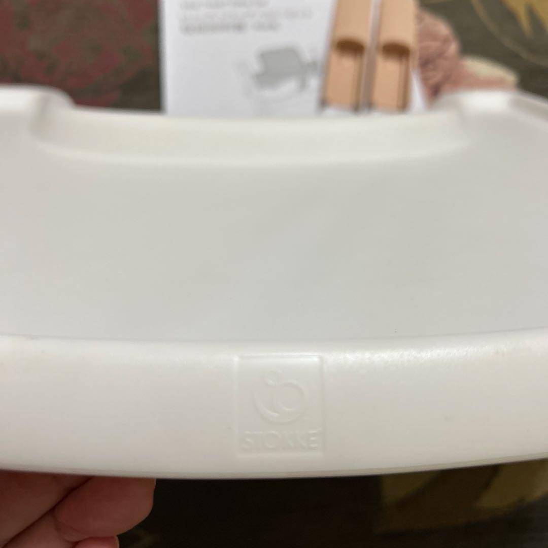 ストッケ　トリップトラップベビーセット　トレー付き　セリーヌピンク　正規品