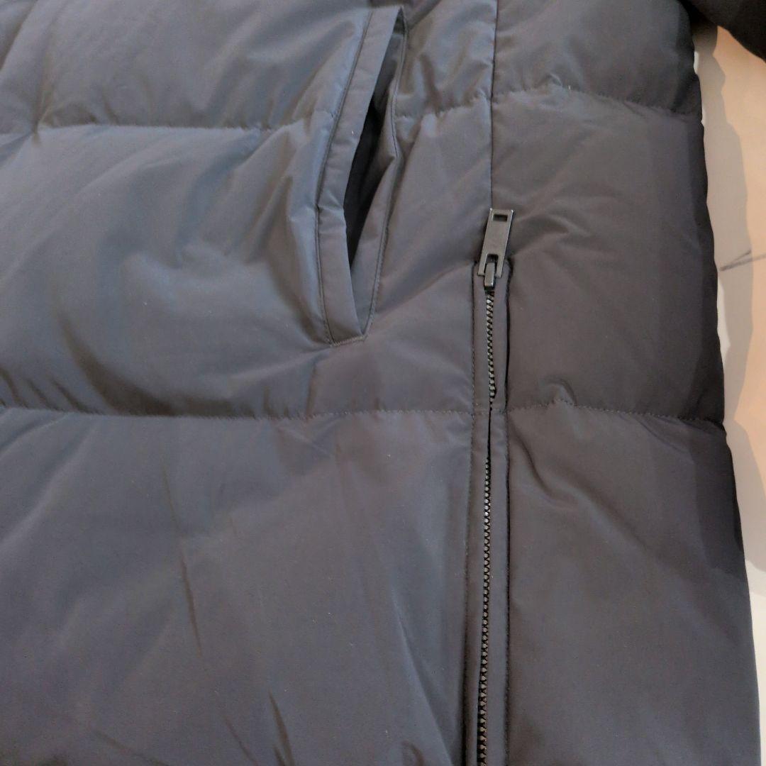 【現行】Theory ダウンコート ミドル丈 ブラック S フード欠品