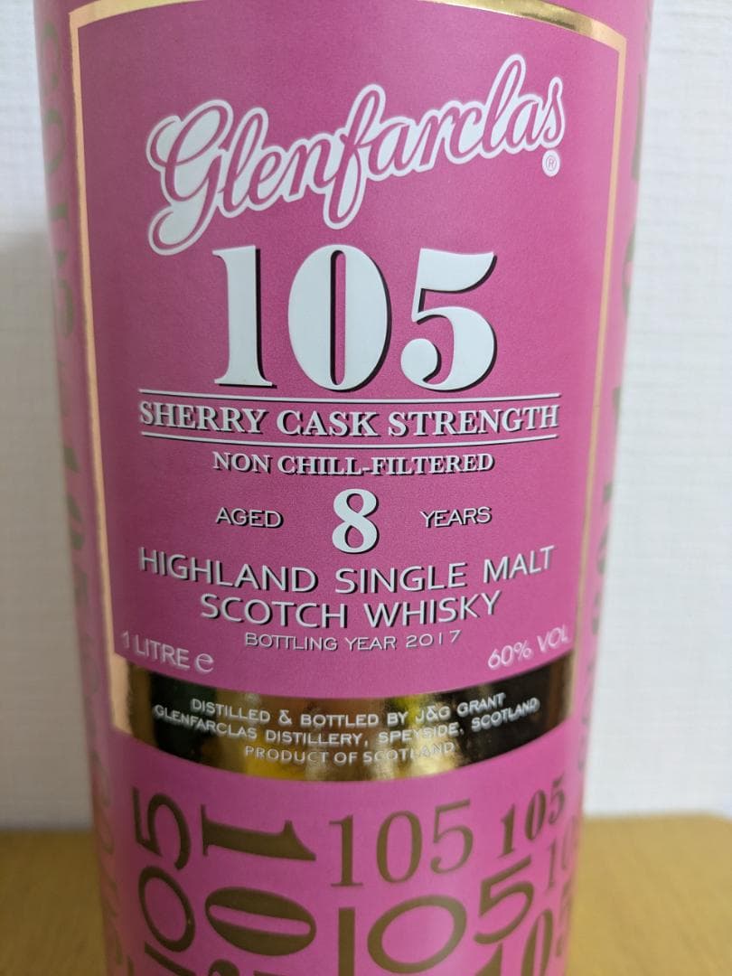 ウイスキー Glenfarclas 105 8Years 1000ml 60%