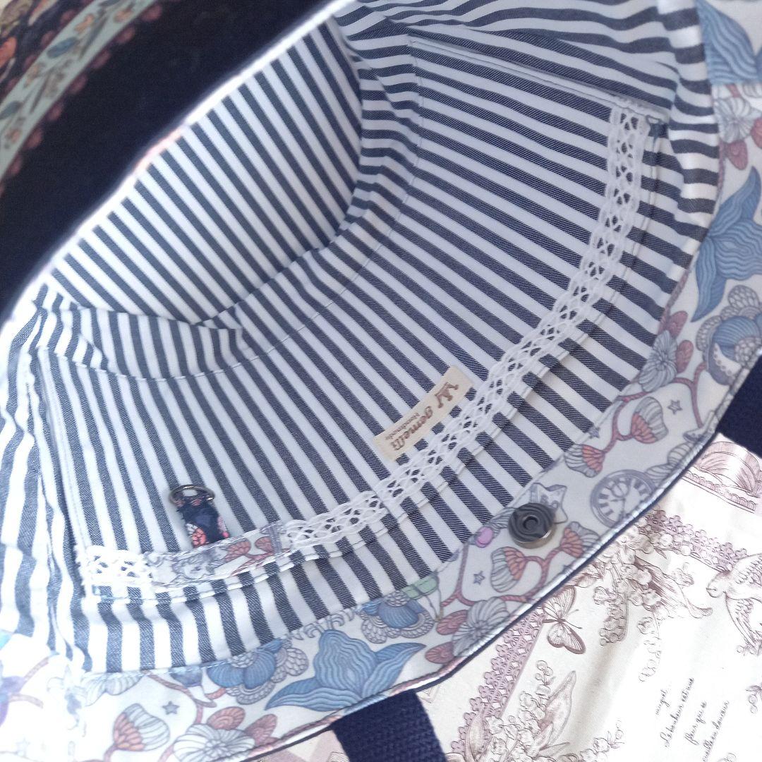 【専用】ジョリーフルール 麻かごバッグ ハンドメイド